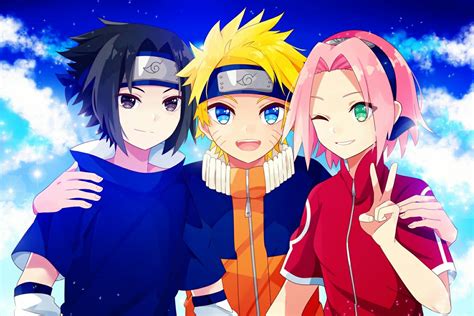 naruto sasuke y sakura